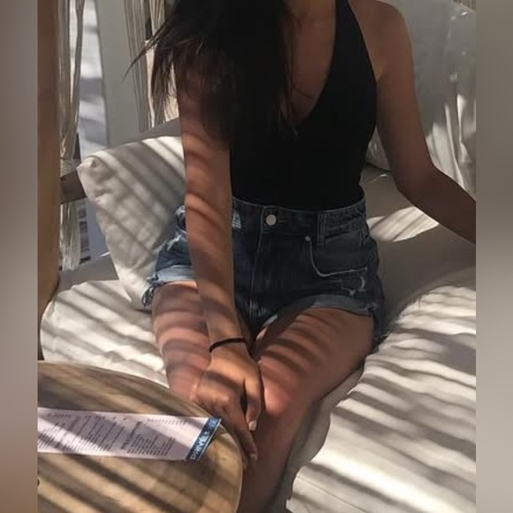 Woman’s Secret Black Glitter One Piece Swimsuit - Picture 1 of 8